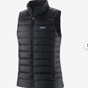 Black down vest